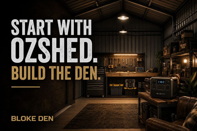 Start With ozshed. Build The Den.